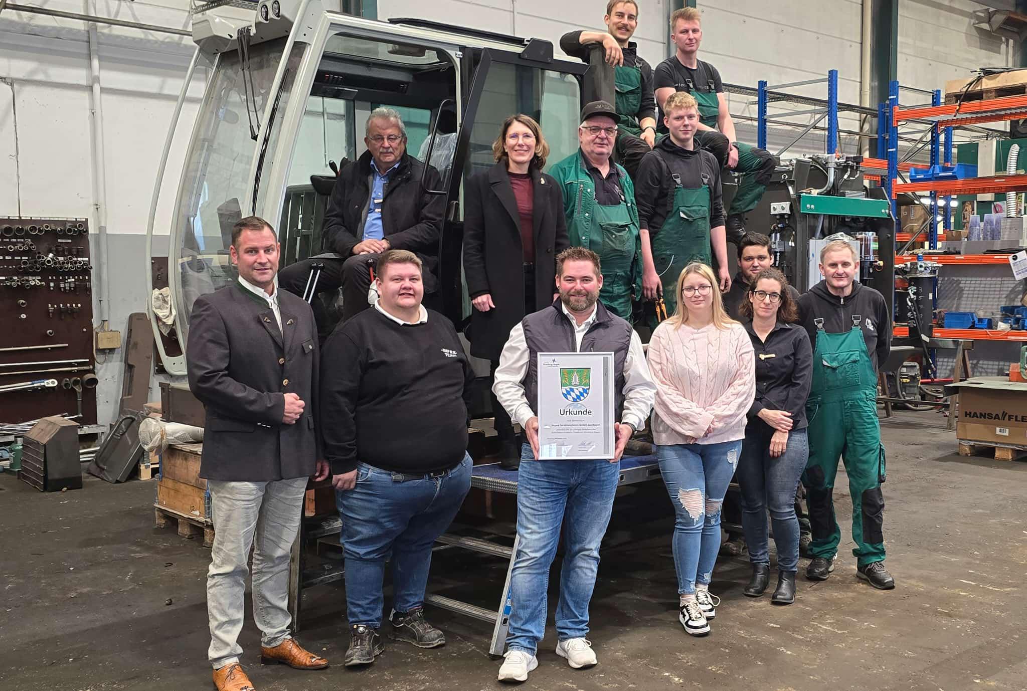 25 Jahre IMPEX – Gratulation des Landkreises Straubing-Bogen